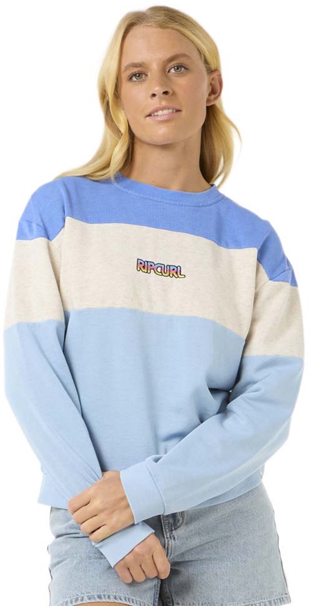 Rip Curl Las Dalias Colourblock Crew Beige