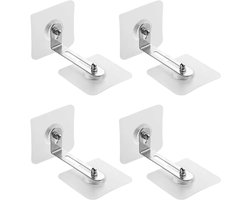 Kantelbeveiliging voor meubels - 4 stuks - Muuranker - Zonder boren - Wandanker - Afneembaar - Voor kast plank commode - Belastbaarheid- Met 75 karakters is dit een optimale titel die relevant is voor het product en de bijbehorende zoektermen bevat.
