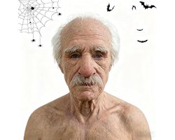 Unyqoos® Realistisch oud mannenmasker voor Halloween en cosplay evenementen
