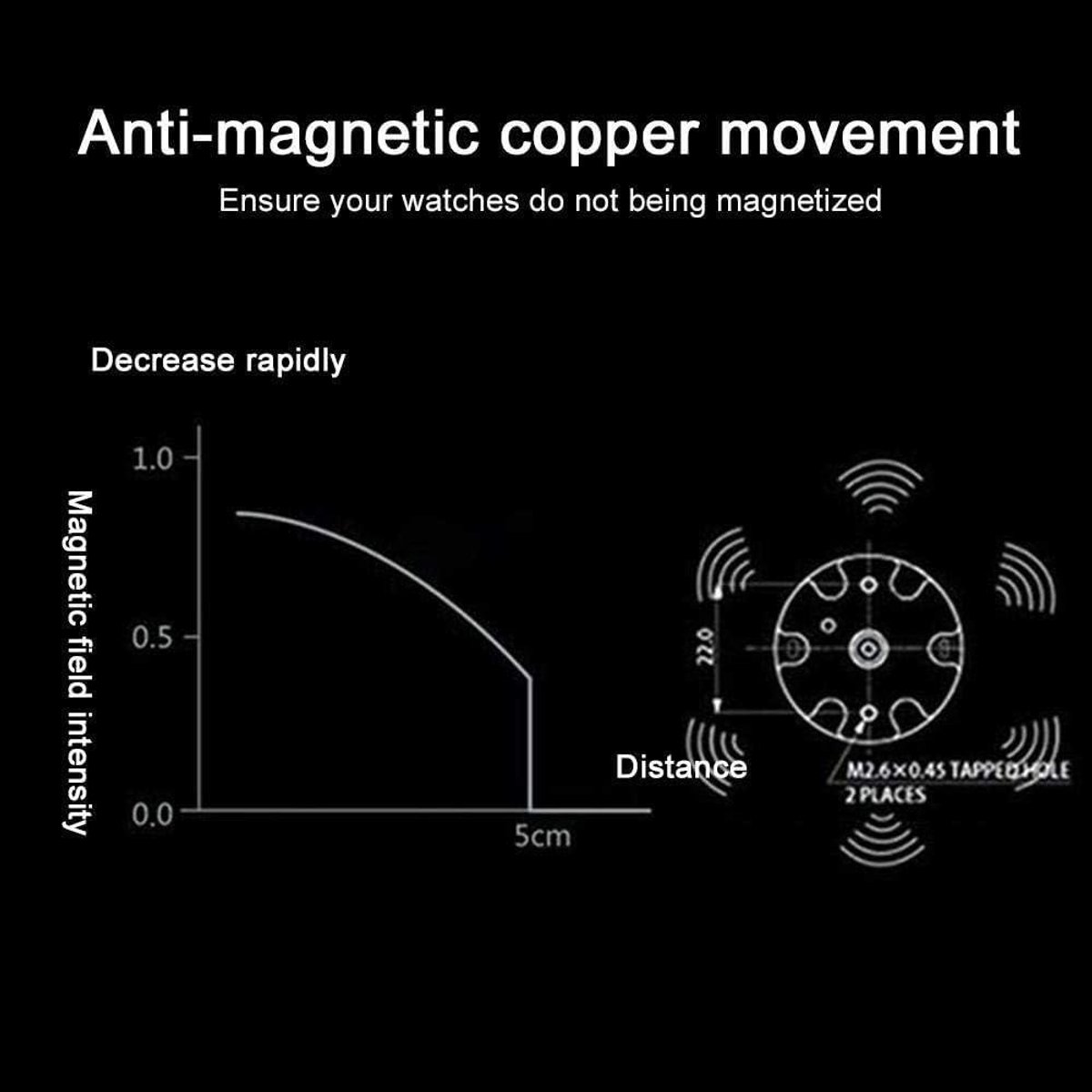 Luxe horlogewinder voor automatische horloges - Watch Winder voor opslag van 6 horloges - Zwarte horlogeopbergkoffer