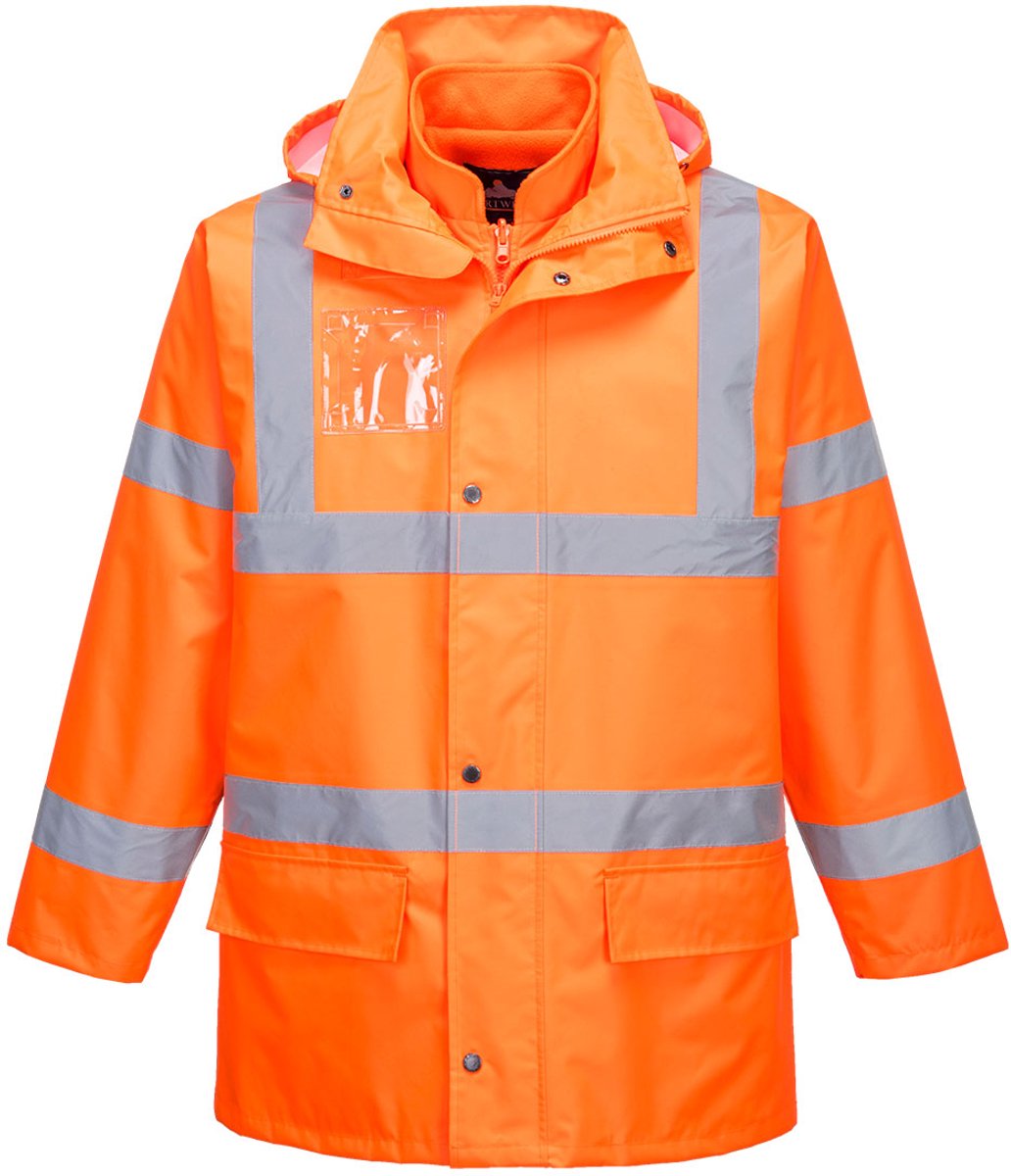 Portwest Hoge zichtbaarheid jack 5-in-1 S765 - Oranje - XL