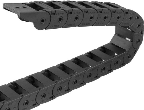 Kabeldrager, sleepketting 100 cm 25 x 57 mm nylon Open beide zijden