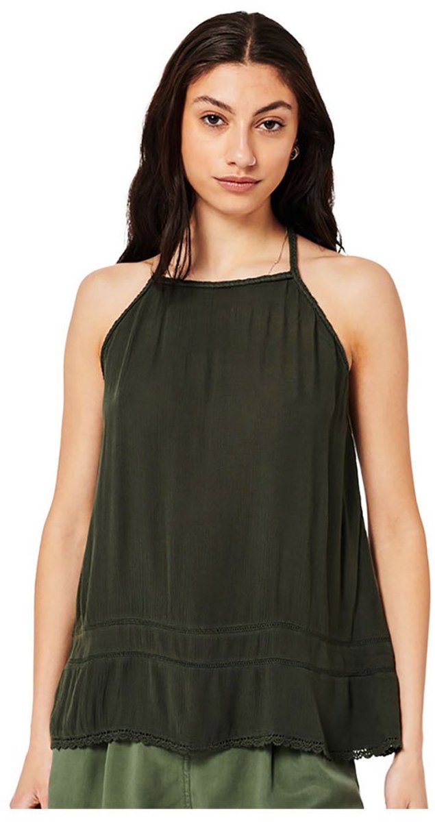 Superdry Vintage Beach camitopje Dames Tops Dark Moss