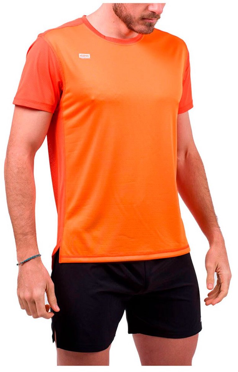 42k Running Dual Flow T-shirt Met Korte Mouwen Oranje XL Man