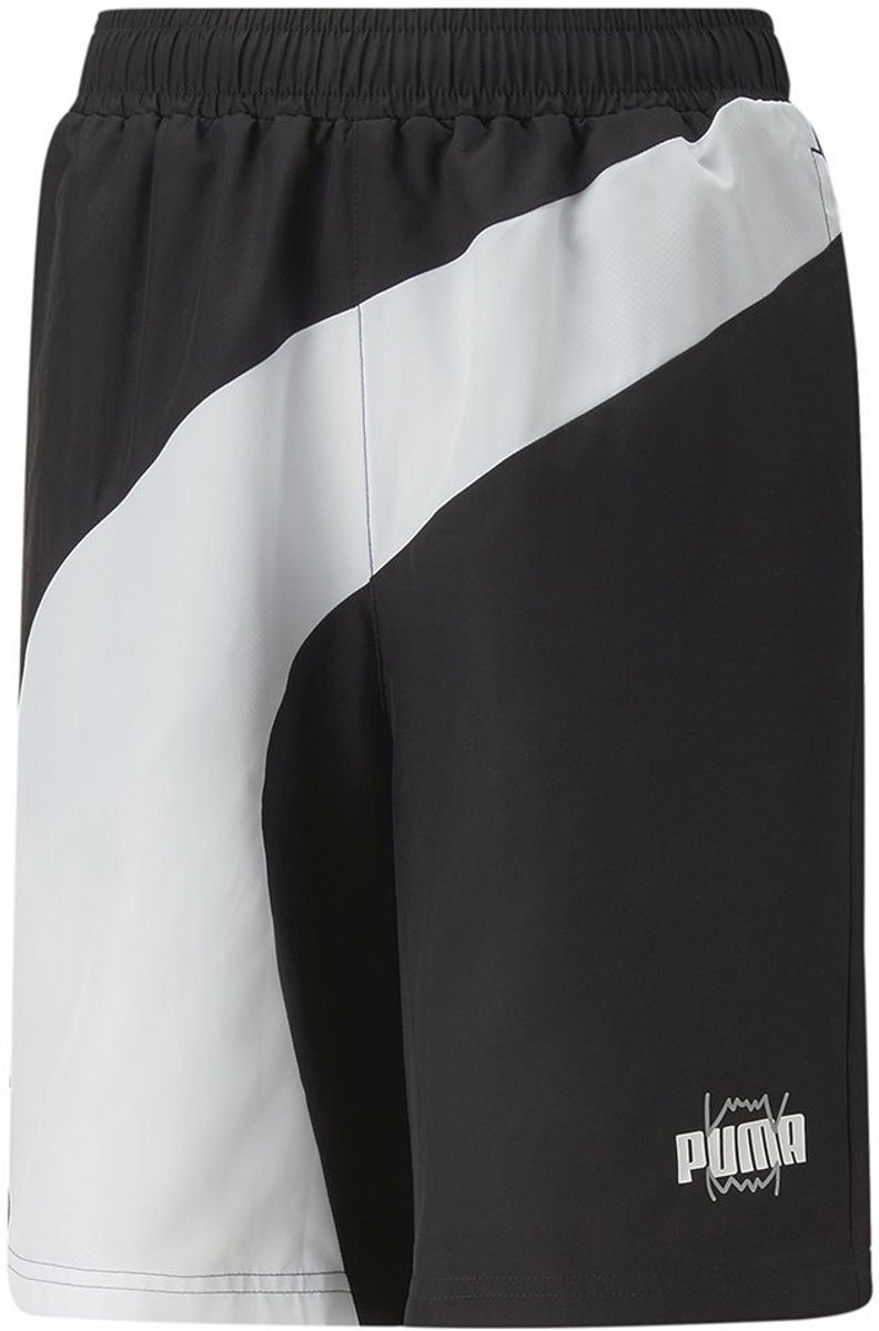 Puma Basketball Clyde Korte Broek Zwart 7-8 Years Jongens,Meisjes