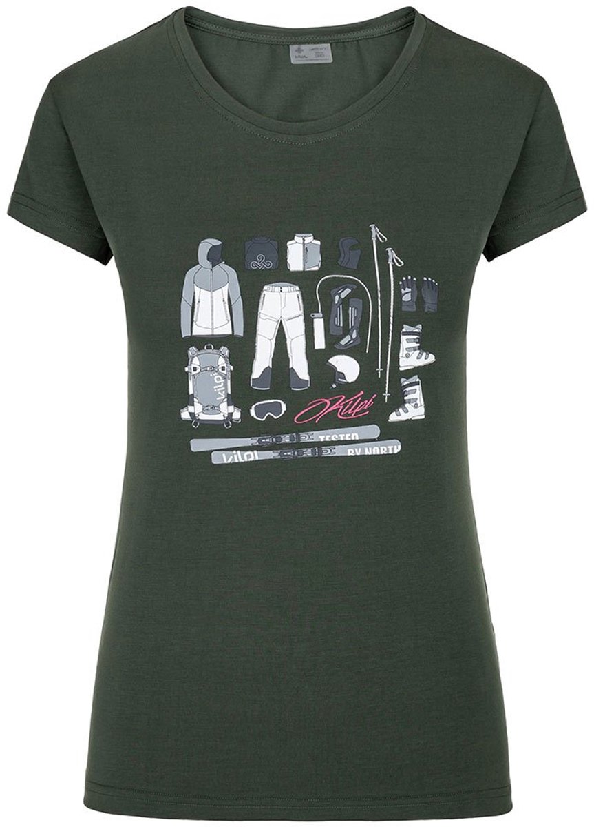 Kilpi Tornes T-shirt Met Korte Mouwen Vrouw Groen