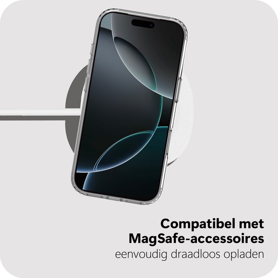 Coque Cazy pour iPhone 17 Pro - Compatible MagSafe - Coque arrière de qualité militaire - Transparente