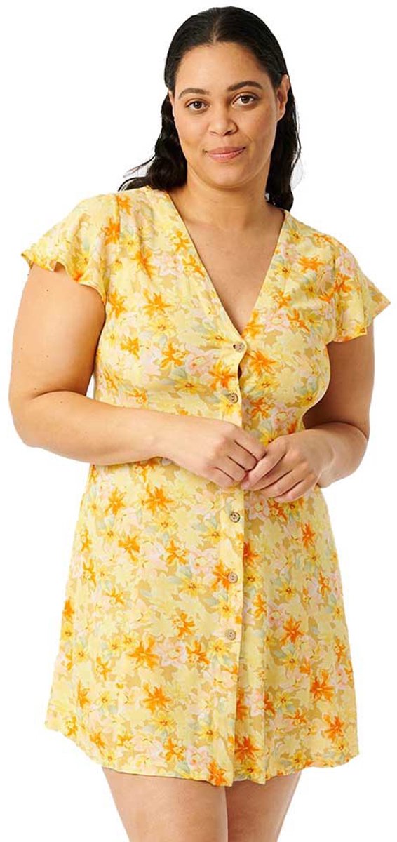 Rip Curl Summer Rain Korte Jurk L Vrouw Straw