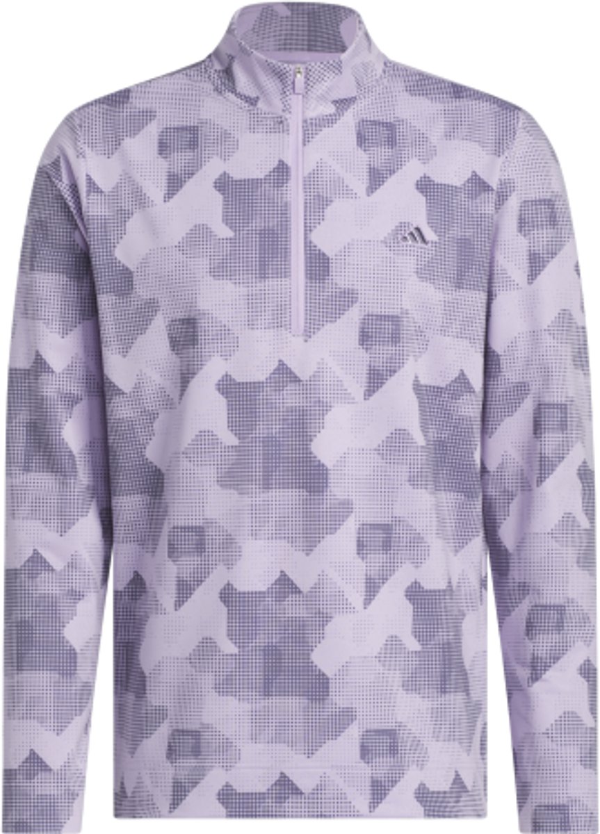 Adidas Go-To Print Z PowPlu Heren Midlayer Groen