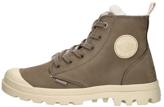 Palladium Pampa HI Snow Warm Leren Zwarte Laarzen Voor Dames