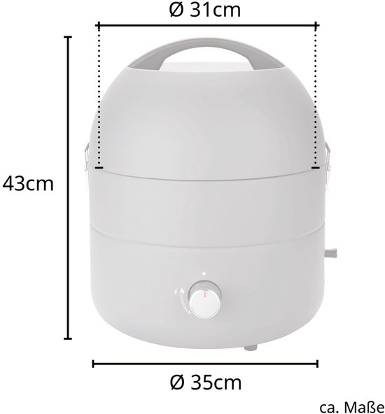 TAINO Grill-to-Go draagbare gasgrill - campinggrill voor onderweg zwart — afbeelding 2