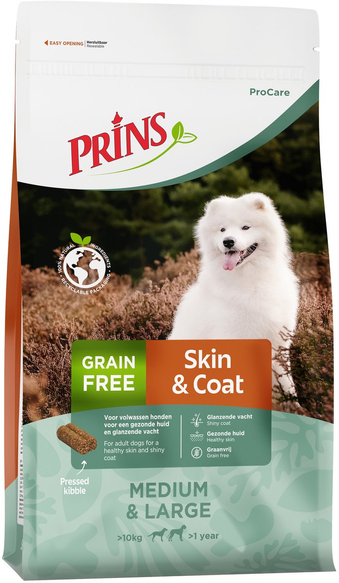 Prins ProCare Graanvrij Skin&Coat Hondenvoer 3 kg