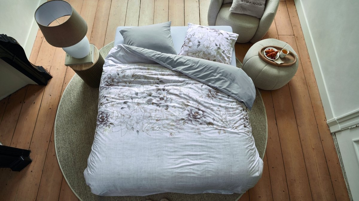 Rivièra Maison Bernice dekbedovertrek - Tweepersoons - 200 x 200/220 cm - Naturel