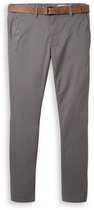 TOM TAILOR Slim Chino with belt Heren Broek - Maat 33/32