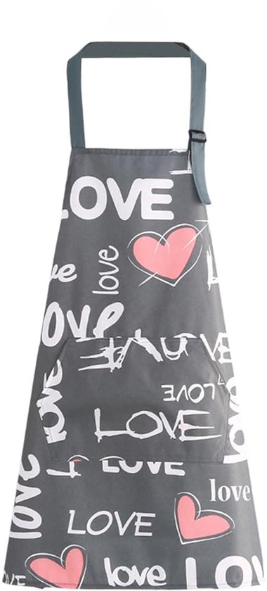 Keukenschort, Verpakking Van 1 Keukenschort Voor Dames, Keukenschort Met Zakken, Verstelbare Keukenschort Voor Mannen En Vrouwen, Keuken, Restaurant, Café