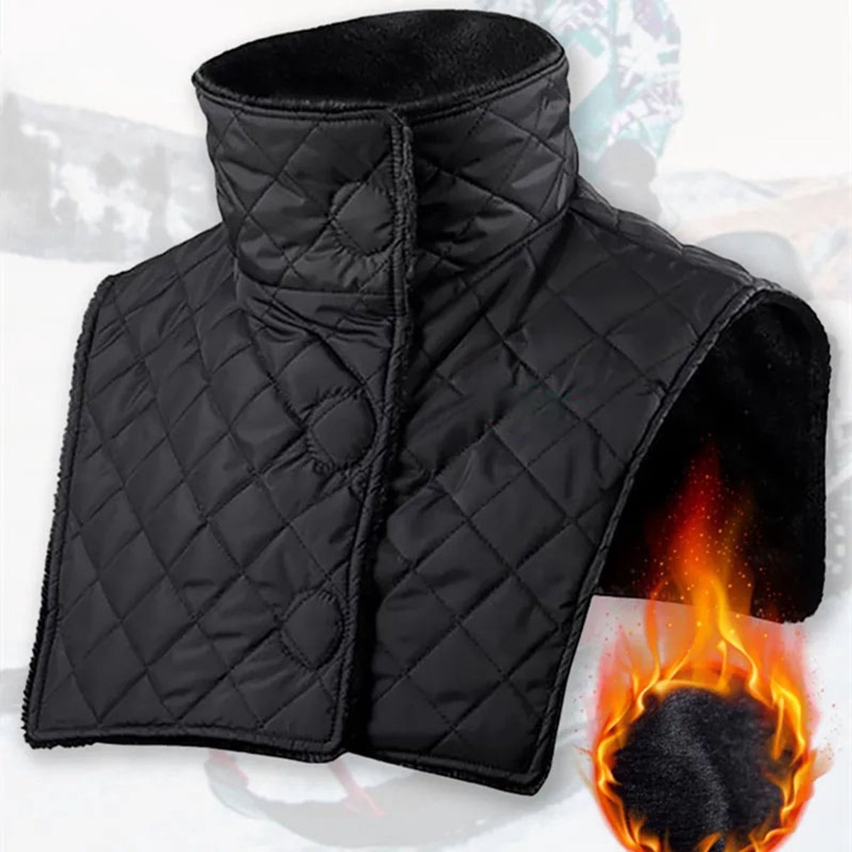 Winter Nekwarmer Fleece – Warme Waterdichte Motorfiets Sjaal | Ski, Fiets, Wandelen, Outdoor Bandana – Dikke Thermo Halsbeschermer