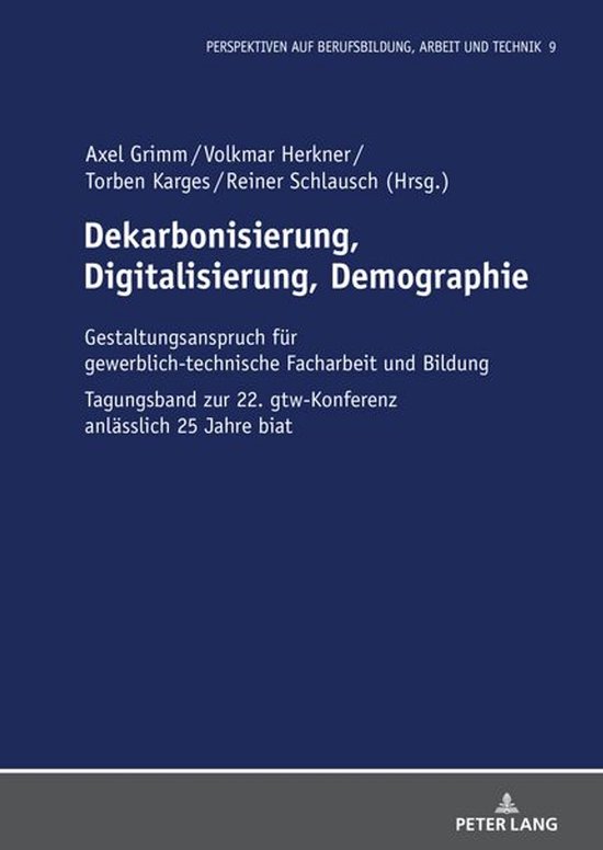 Perspektiven auf Berufsbildung, Arbeit und Technik 9 - Dekar ... - cover