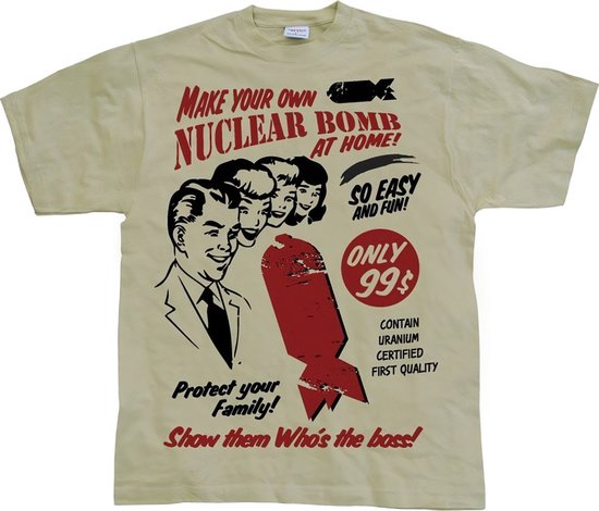 Hybris Make Your Own Nuclear Bomb Khaki-L