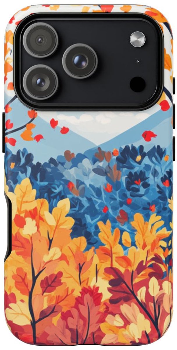 Kleurrijke Herfstbomen en Bladertooi – Telefoonhoesje Geschikt voor iPhone 17 Pro