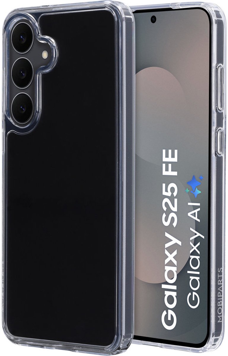 Mobiparts hoesje geschikt voor Samsung Galaxy S25 FE - Hardcover - Transparant
