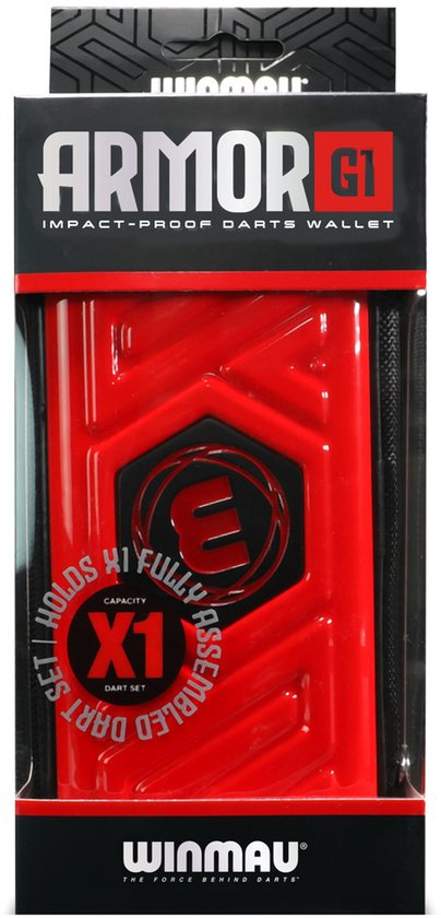 Étui à fléchettes rouge Winmau Armor G1
