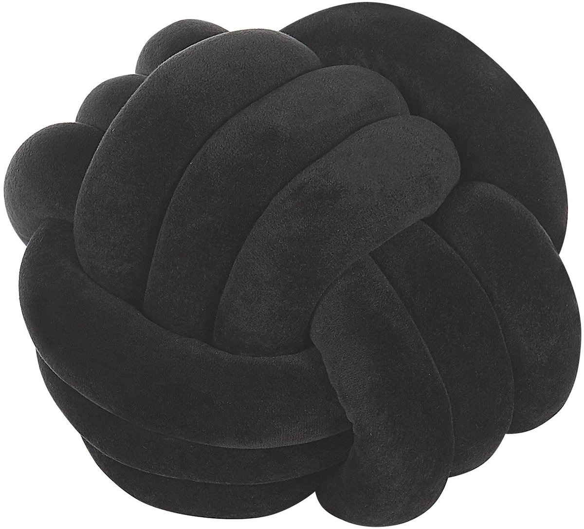 Beliani MALNI - Sierkussen - Zwart - 30 x 30 cm - Fluweel