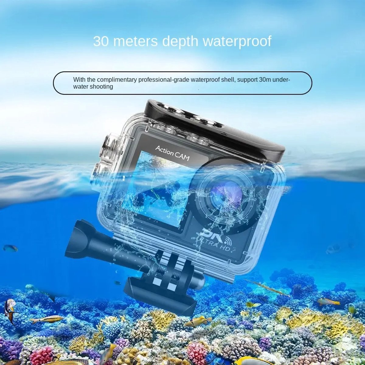 Zenergy Digitale Camera - 5K - 50MP - Compact Camera - Foto & Video - Action Camera - Vlog Camera thumbnail 6