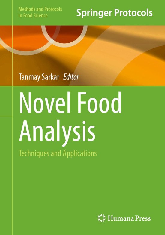Springer Protocols - Novel Food Analysis - cover