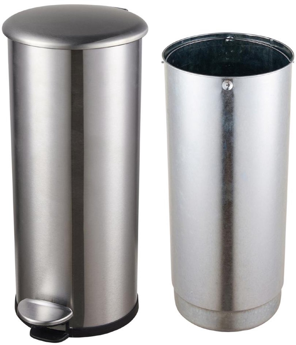 Pedaalemmer Helit "het zink" 30l D270xH623mm staal, poe...
