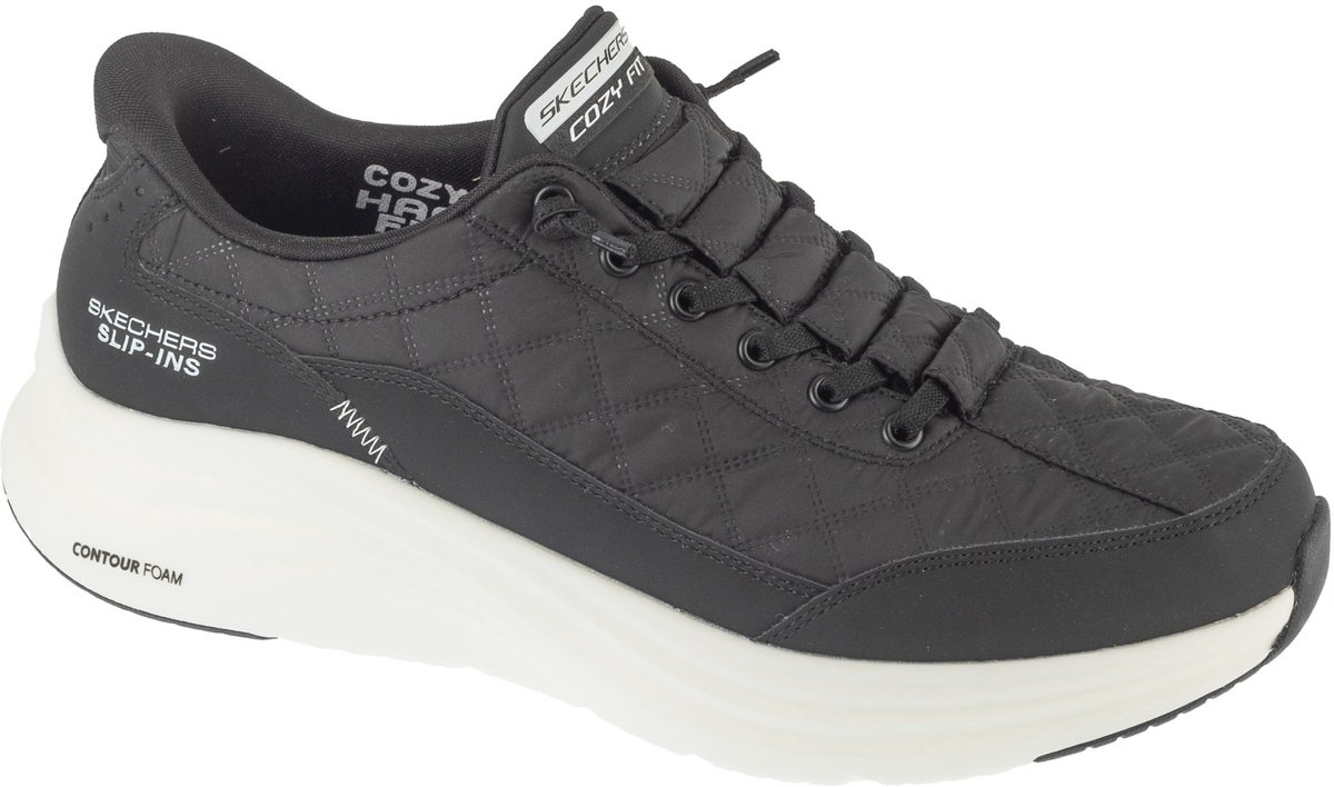 Skechers Slip-Ins: Go Walk Now - Payton, Mannen, Zwart, Sneakers, maat: 41,5