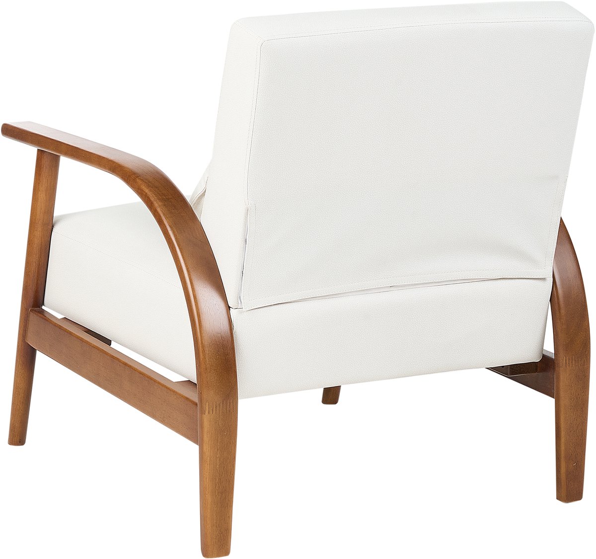 Afbeelding 2 van BELIANI SKARA Fauteuil Bruin Kunstleer Retro Stijl