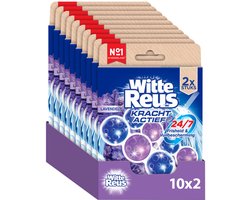 Witte Reus Kracht Actief Lavendel Toiletblok 100g - WC blokjes - Voordeelverpakking - 2x10 stuks