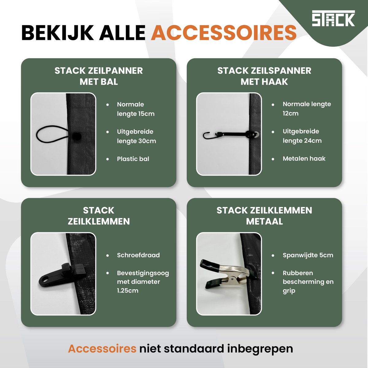 STACK® Extra Sterk Afdekzeil - 5x6m - Zwart - 150G/M2 - Waterdicht Bouwzeil & Zeildoek - Zeil Met Ringen - Beschermhoes & Afdekhoes voor Zwembad,Tuin Set,Motor,Scooter,Fietsen,Aanhangwagen,Scootmobiel,BBQ accesoires - Auto Hoes Bescherming — afbeelding 8