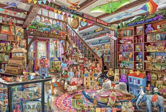 Le magasin de jouets fantastique - puzzle de 1000 pièces
