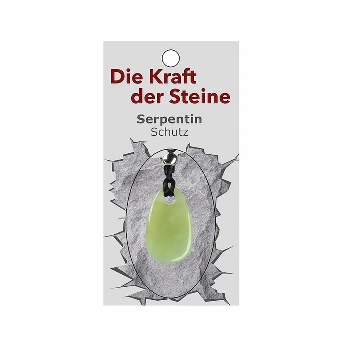 Hanger met Krachtsteen Serpentijn