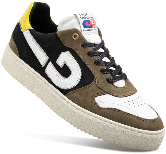 Cruyff Slice bruin zwart wit sneakers heren (CC243281859)