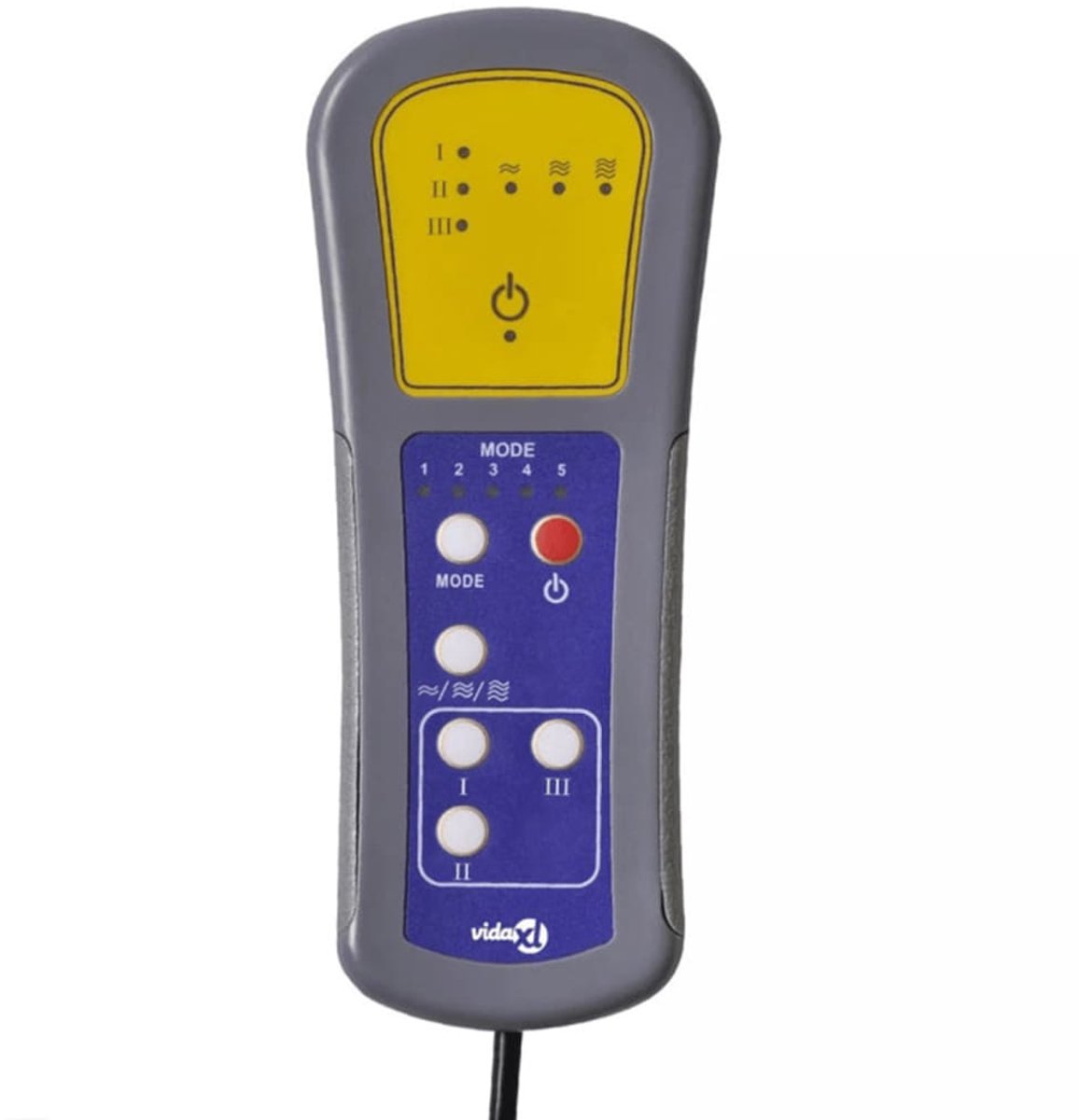 Afbeelding 3 van vidaXL Massagestoel Verstelbaar Donkergroen met Voetensteun