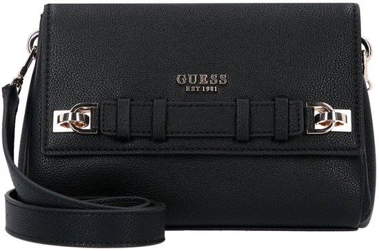 GUESS sac à épaule bandoulière Gregoria Crossbody Flap Bag Black noir