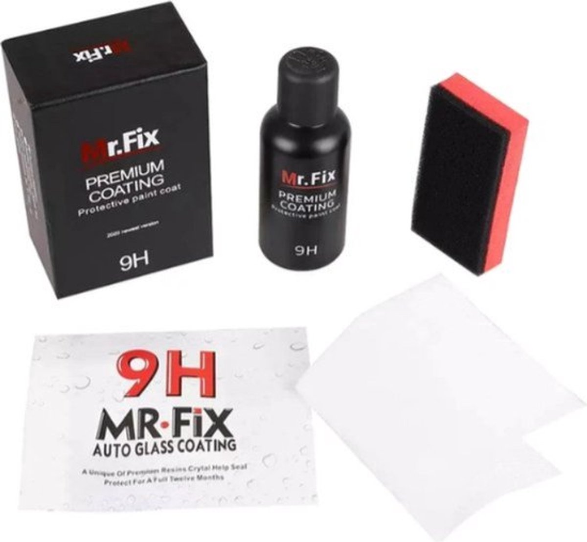 TLVX Glas Coating Keramisch Autolak / Mr. Fix keramische glas coating / Lakverzegeling / Krasverwijderaar / Lakbescherming / Kras verwijderen auto / Auto polijsten / Auto Glas Coating 50ML / Auto lak bescherming / Vuilafstotend / Lange bescherming – foto 3