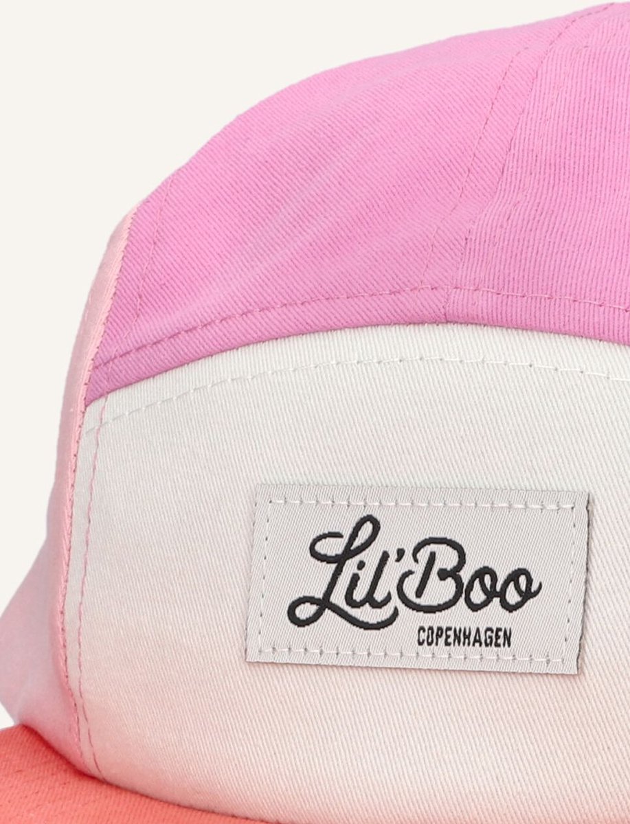 LIL'BOO Block Sweet Magenta Petten Meisjes - Koraal - Maat 4/14Y