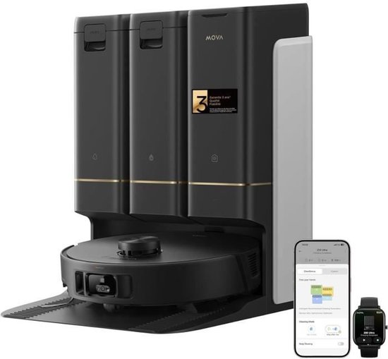 MOVA Z50 Ultra - Robotstofzuiger met Dweilfunctie - 19.000 - MOVA - €699,00