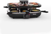 Tristar Gourmetset - RA-2760 Clean Air - Ingebouwde afzuiging - 1100W - Bakplaat 6 personen - Zwart