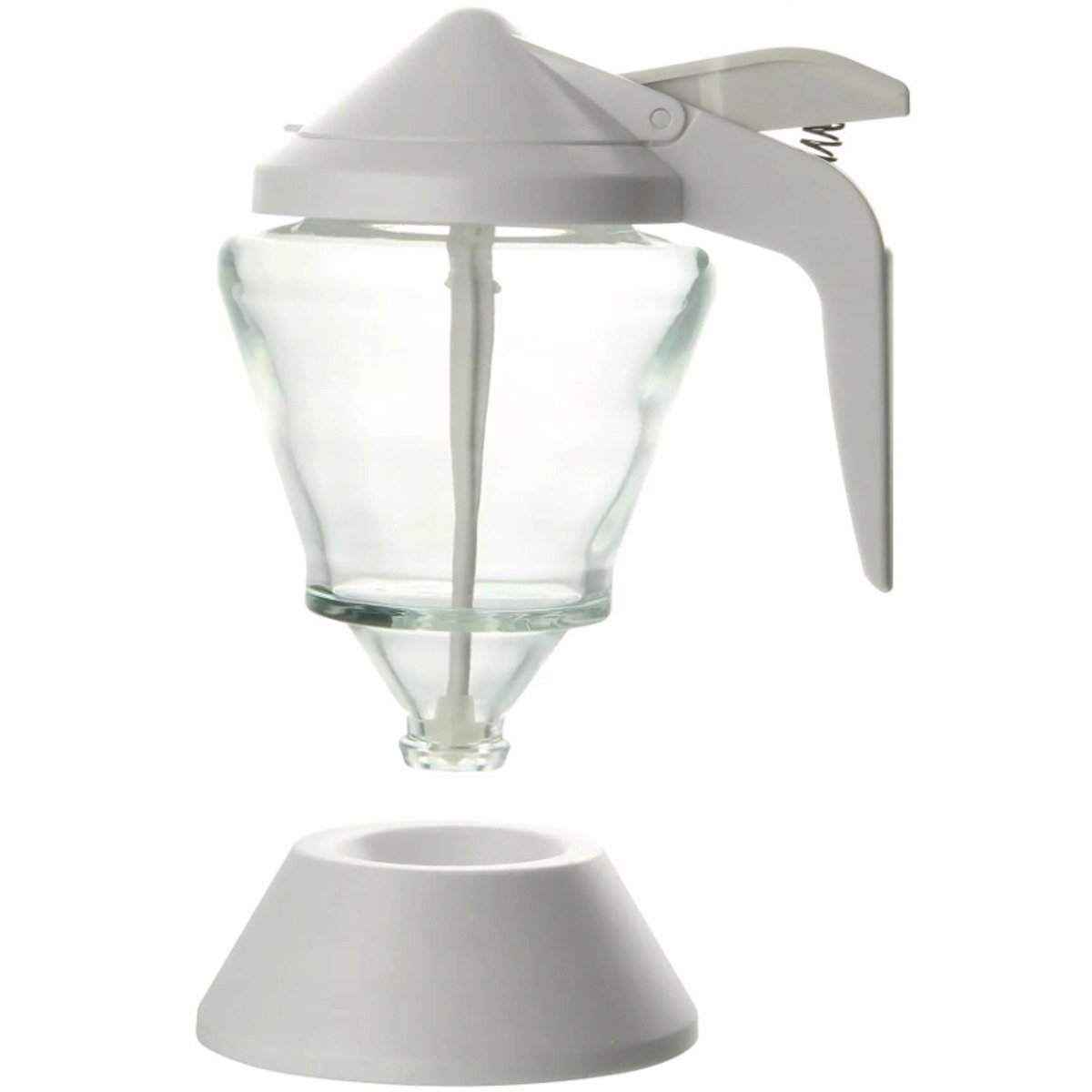 Fackelmann Glazen Honingdispenser 200ml - Druppelvrij & Vaatwasmachinebestendig