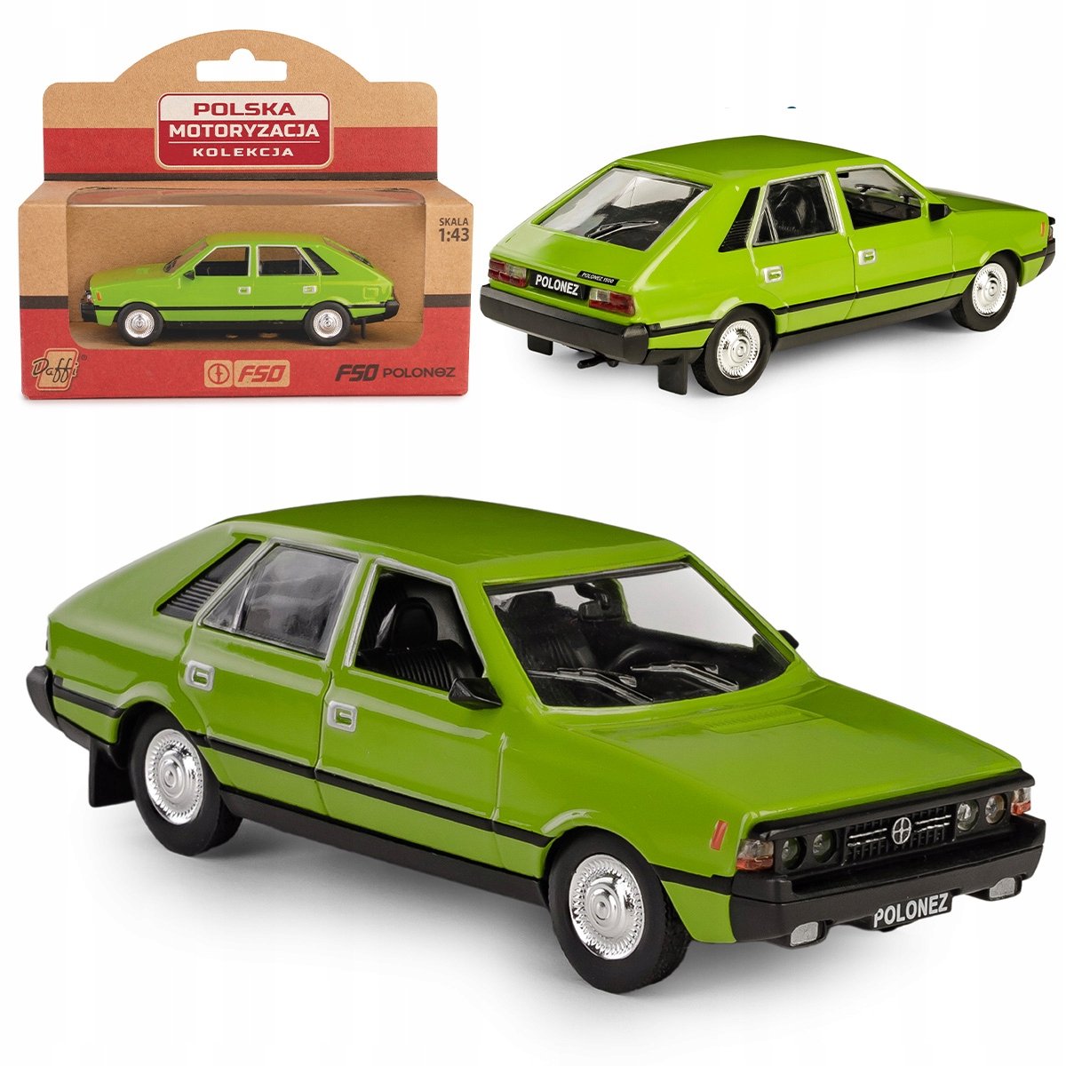 FSO Polonez 1500 Modelauto 1:43 Groen - PRL Collectie