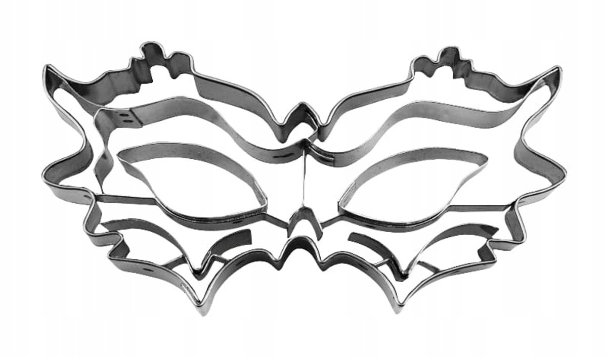Vorm "Carnaval Masker" Koekjesvormer Metaal 10,4 cm