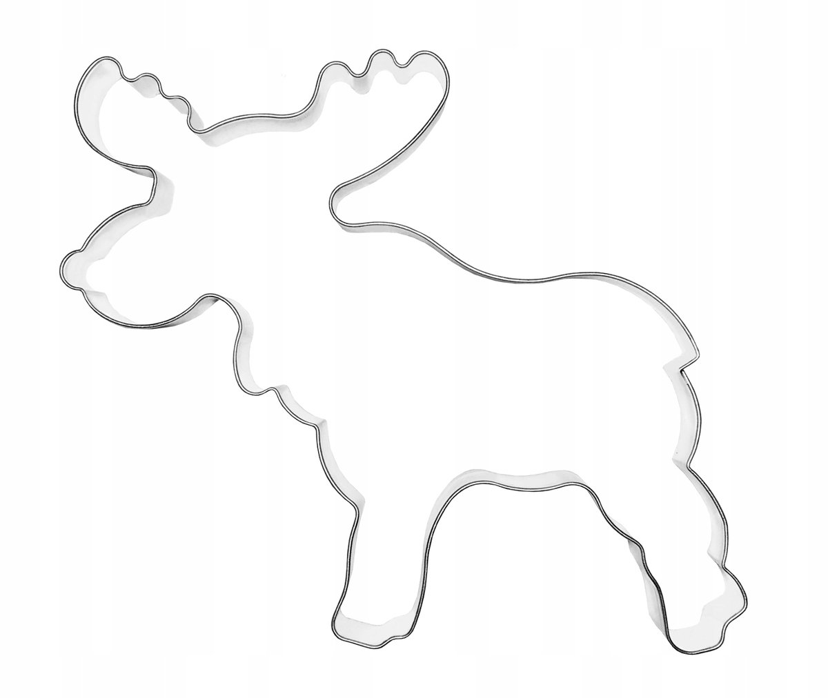 Kerstkoekjesvorm Hert 10 cm - Metalen Bakvorm