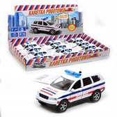 Metalen Ambulance Speelgoedauto met Licht en Geluid - 11cm