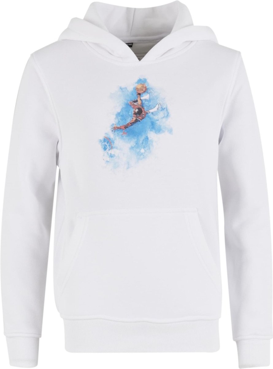 Mister Tee Basketball Clouds Kinder hoodie/trui Kids 110/116 Wit