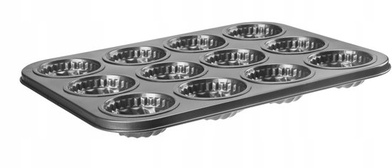 Sallys Muffinform für 12 Muffins 27 x 35 x 3,3 cm - spezielle Antihaftbeschichtung (PFAS- und PTFE-frei