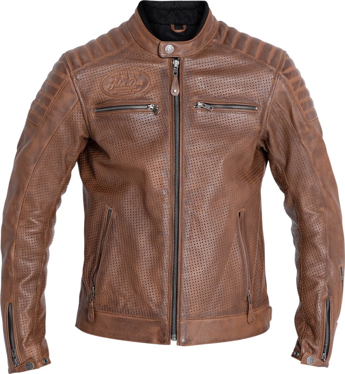 John Doe Leren Jas Storm Tobacco - Jas
